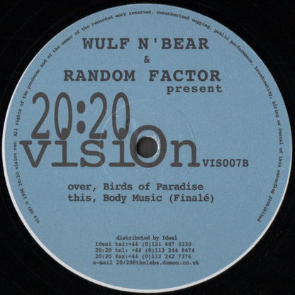 Wulf N ' Bear* & Random Factor : Urban Farmers / Desert Island Discs (2x12")