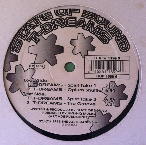 State Of Sound : T-Dreams (12")