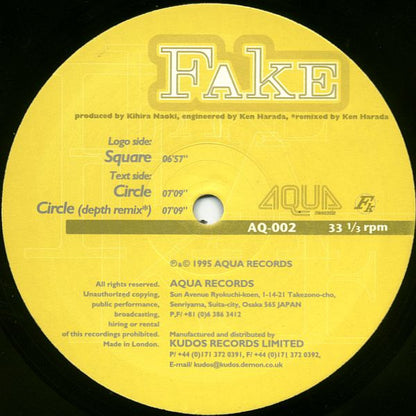 Fake (13) : Square / Circle (12")