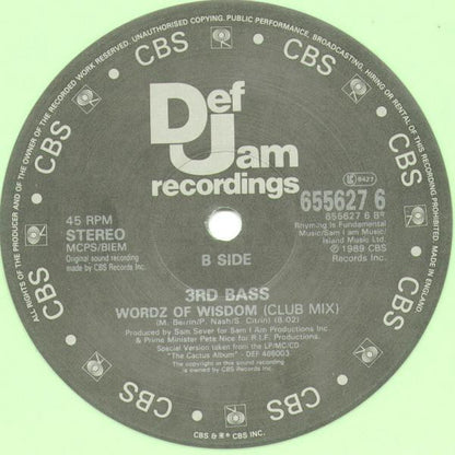 3rd Bass : The Gas Face (12", Gre)