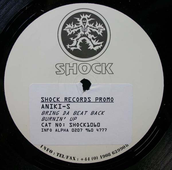 Aniki-S.* : Bring Da Beat Back / Burnin' Up (12", Promo)