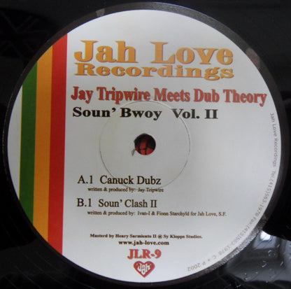 Various : Jay Tripwire Meets Dub Theory (Soun' Bwoy Vol. II) (12")