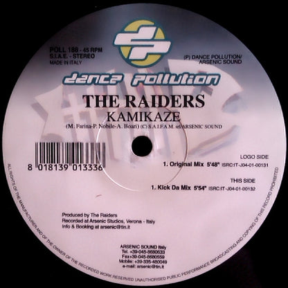 The Raiders : Kamikaze (12")