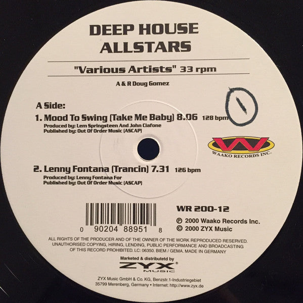 Various : Deep House Allstars (12")