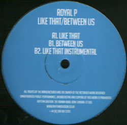 Royal P : Like That / Between Us (12")
