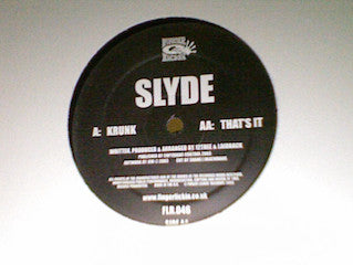 Slyde : Krunk / That's It (12", Promo)