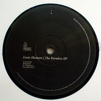 Louis Haiman : The Formless EP (12", EP, Ltd)