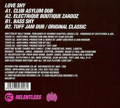 Kristine Blond : Love Shy (The Ultimate Mix Package) (12")