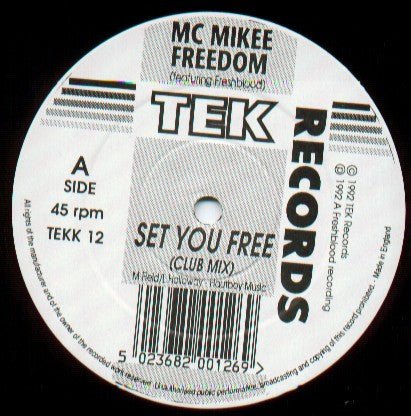 MC Mikee Freedom : Set You Free (12")