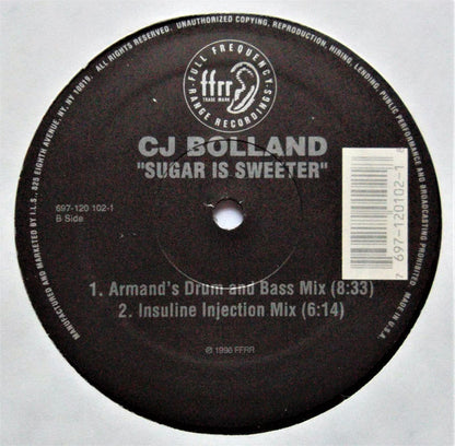 CJ Bolland : Sugar Is Sweeter (12")