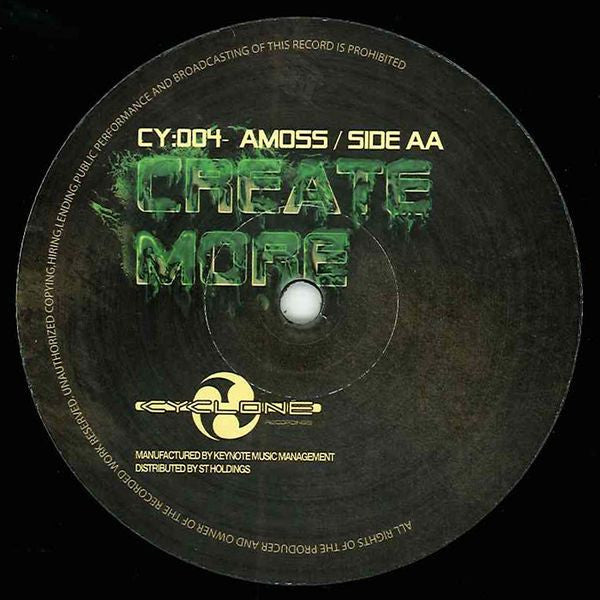 Amoss : Glurg Monster / Create More (12")