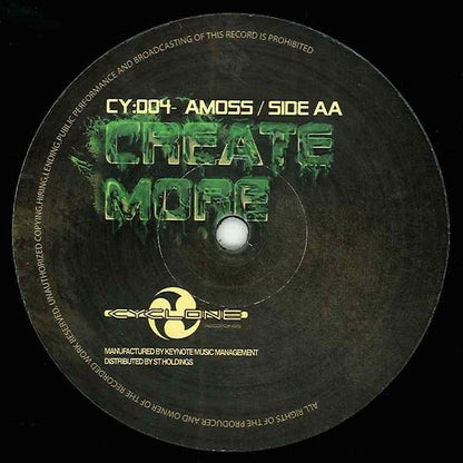 Amoss : Glurg Monster / Create More (12")
