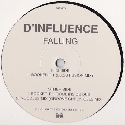 D'Influence : Falling (12", Promo)