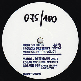 Modeselektor : Modeselektion Vol.01 #3 (12", Num, W/Lbl)