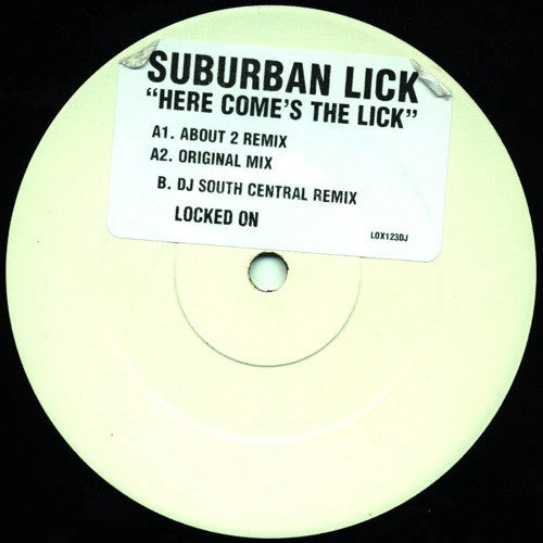 Suburban Lick : Here Come The Lick (12", Promo, W/Lbl, Sti)