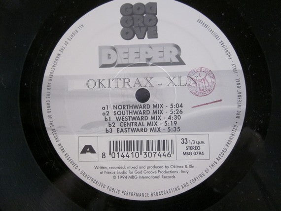 Okitrax & Xln : Deeper (12", 33 )