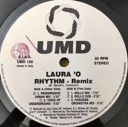 Laura  ʻO* : Rhythm (Remix) (12")
