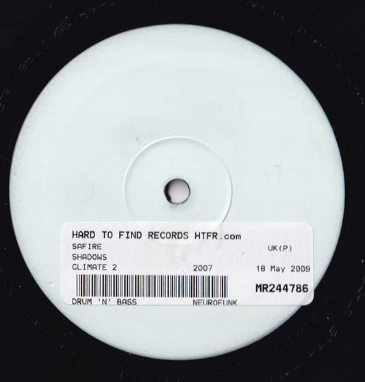 Safire (2) : Shadows / Dream Carrier (12", W/Lbl)