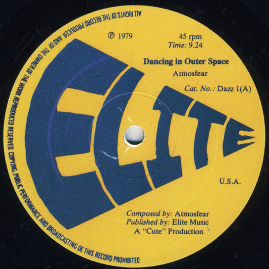 Atmosfear : Dancing In Outer Space (12", RE)