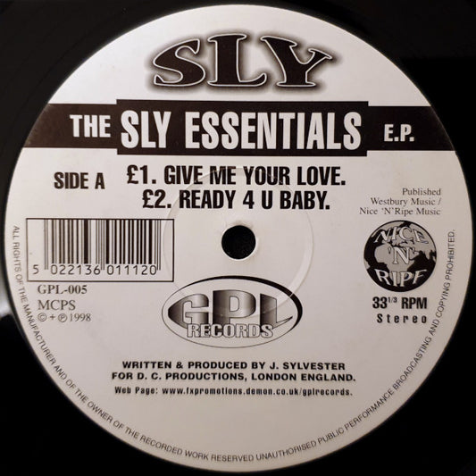 Sly (4) : The Sly Essentials E.P. (12", EP)