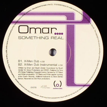 Omar : Something Real (12", Promo)