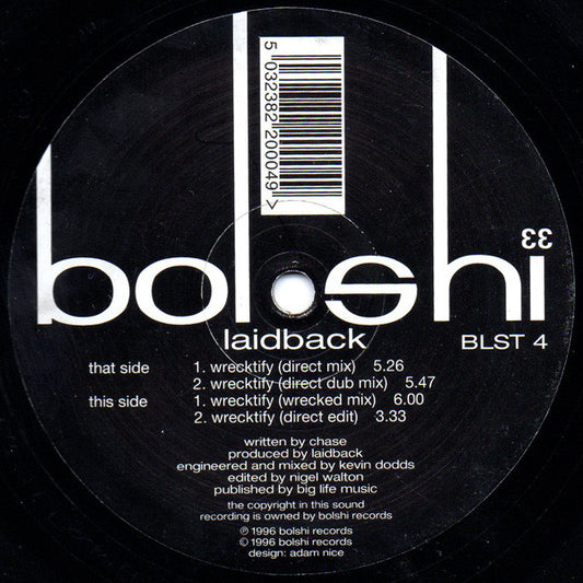 Laidback : Wrecktify (12")