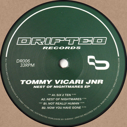 Tommy Vicari jnr : Nest Of Nightmares EP (12", EP)