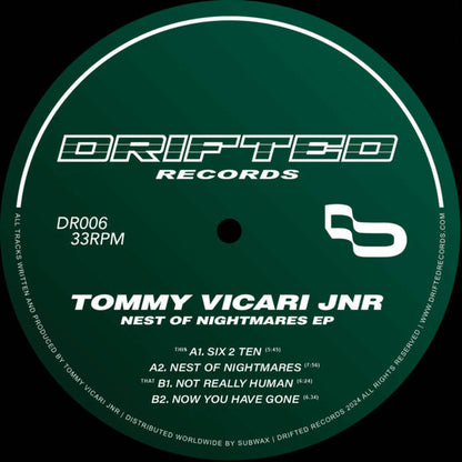 Tommy Vicari jnr : Nest Of Nightmares EP (12", EP)