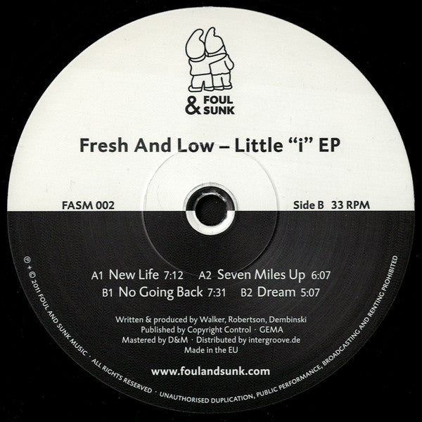 Fresh And Low* : Little "i" EP (12", EP, RE)