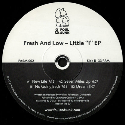 Fresh And Low* : Little "i" EP (12", EP, RE)