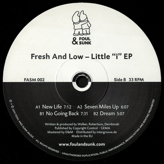 Fresh And Low* : Little "i" EP (12", EP, RE)