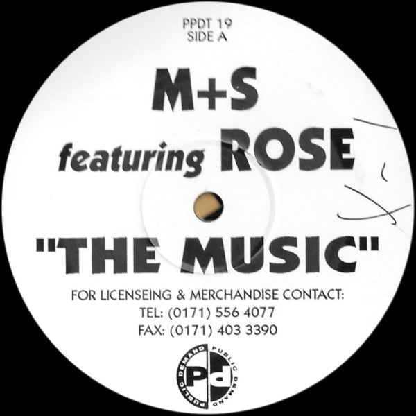 M&S Featuring Rose (40) : The Music (12")
