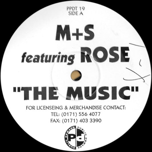 M&S Featuring Rose (40) : The Music (12")