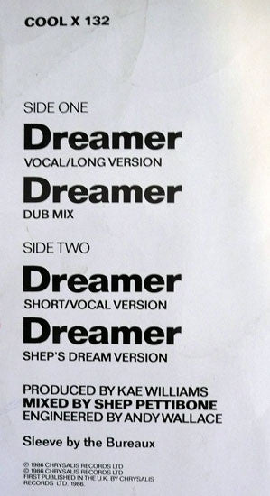 Brooklyn Bronx And Queens* : Dreamer (The Shep Pettibone Remix) (12", Single)