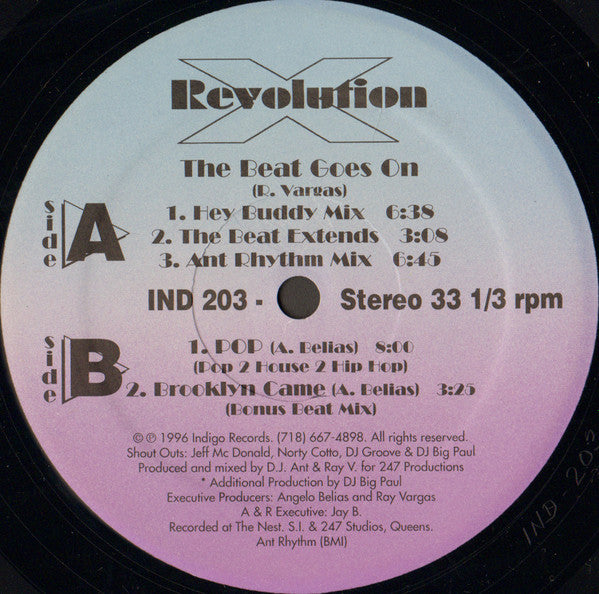 Revolution X : The Beat Goes On (12")