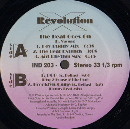 Revolution X : The Beat Goes On (12")