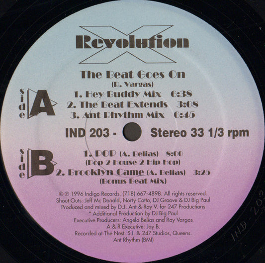 Revolution X : The Beat Goes On (12")