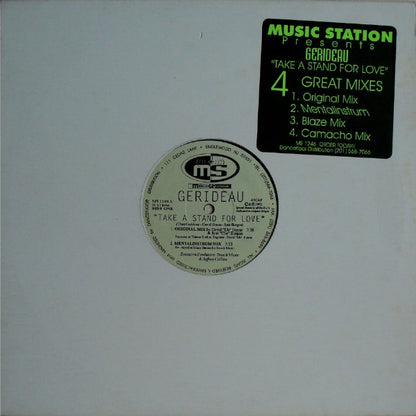 Gerideau : Take A Stand For Love (12")