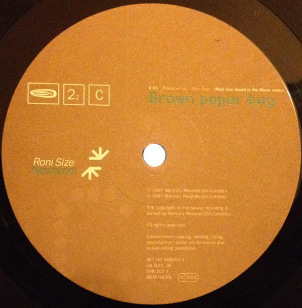 Roni Size / Reprazent : Brown Paper Bag (2x12")