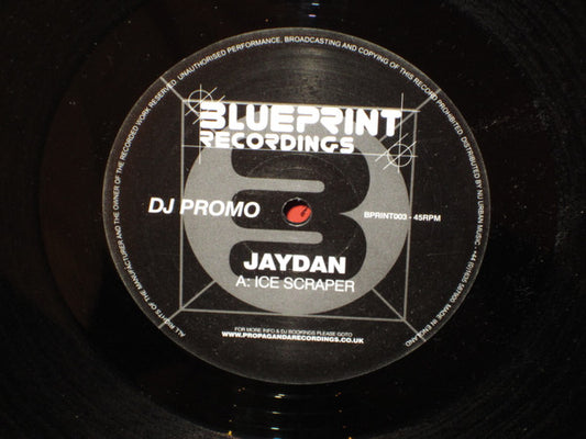 Jaydan : Ice Scraper / The Secret (12", Promo)