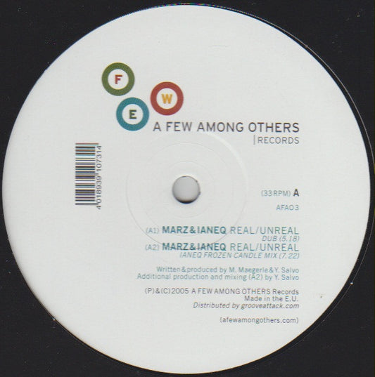 Marz (3) & Ianeq : Real/Unreal (12", Ltd)