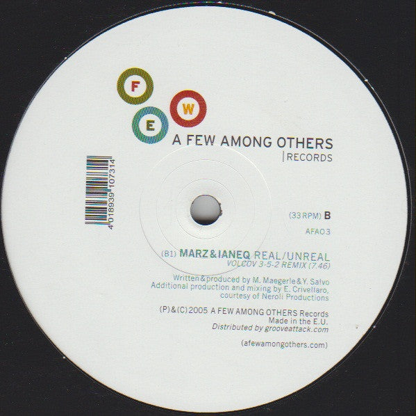 Marz (3) & Ianeq : Real/Unreal (12", Ltd)