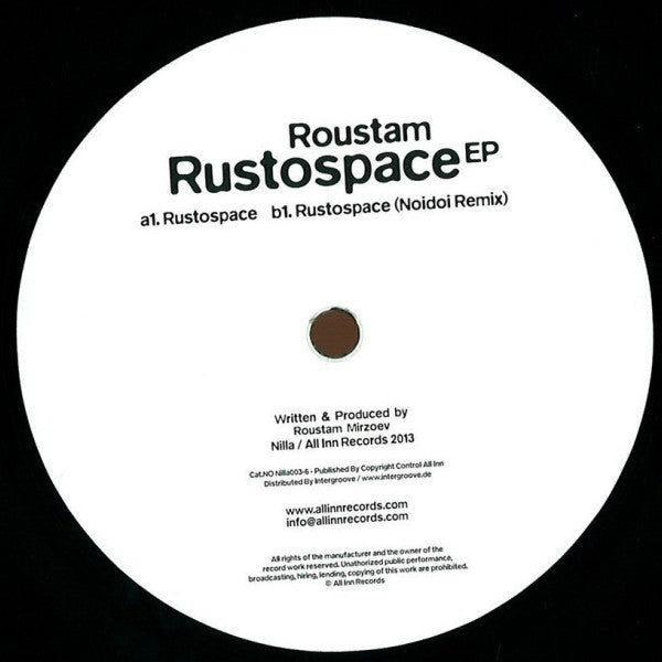Roustam* : Rustospace EP (12", EP)