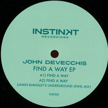 John Devecchis : Find A Way EP  (12", EP)