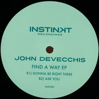 John Devecchis : Find A Way EP  (12", EP)