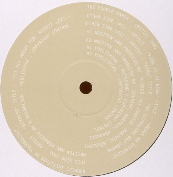 Various : The Fourth Paper (12")