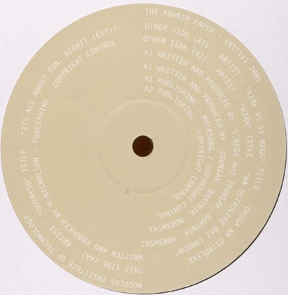 Various : The Fourth Paper (12")