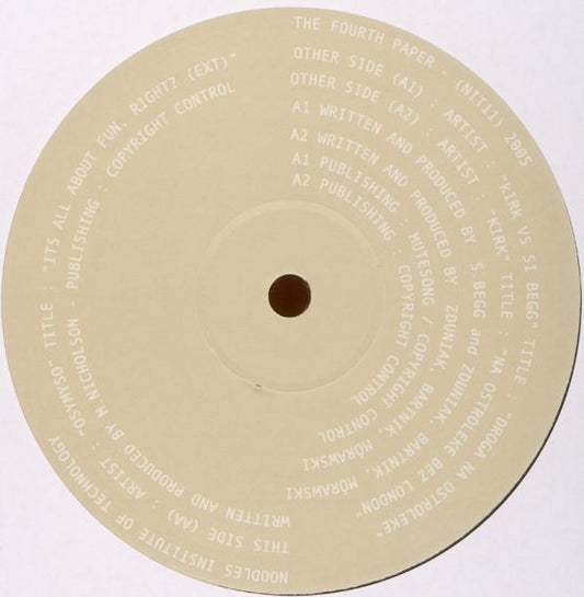 Various : The Fourth Paper (12")