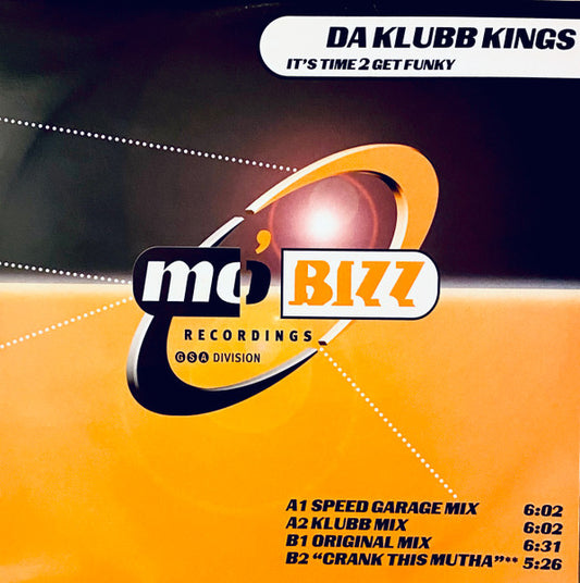 Da Klubb Kings : It's Time 2 Get Funky (12")
