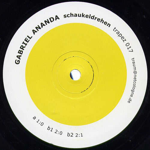 Gabriel Ananda : Schaukeldrehen (12")